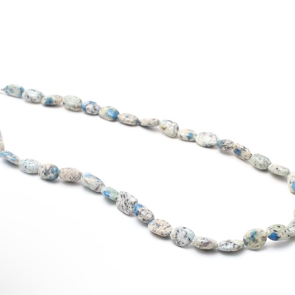 A&M Gems and Jewels Jewelry - AAA K2 jasper beaded necklace-8x12 mm smooth oval k2 gemstone